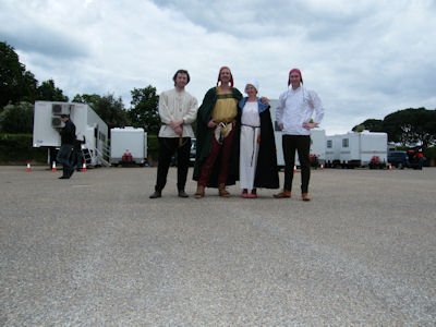 Filmwork BBC Horrible histories on set